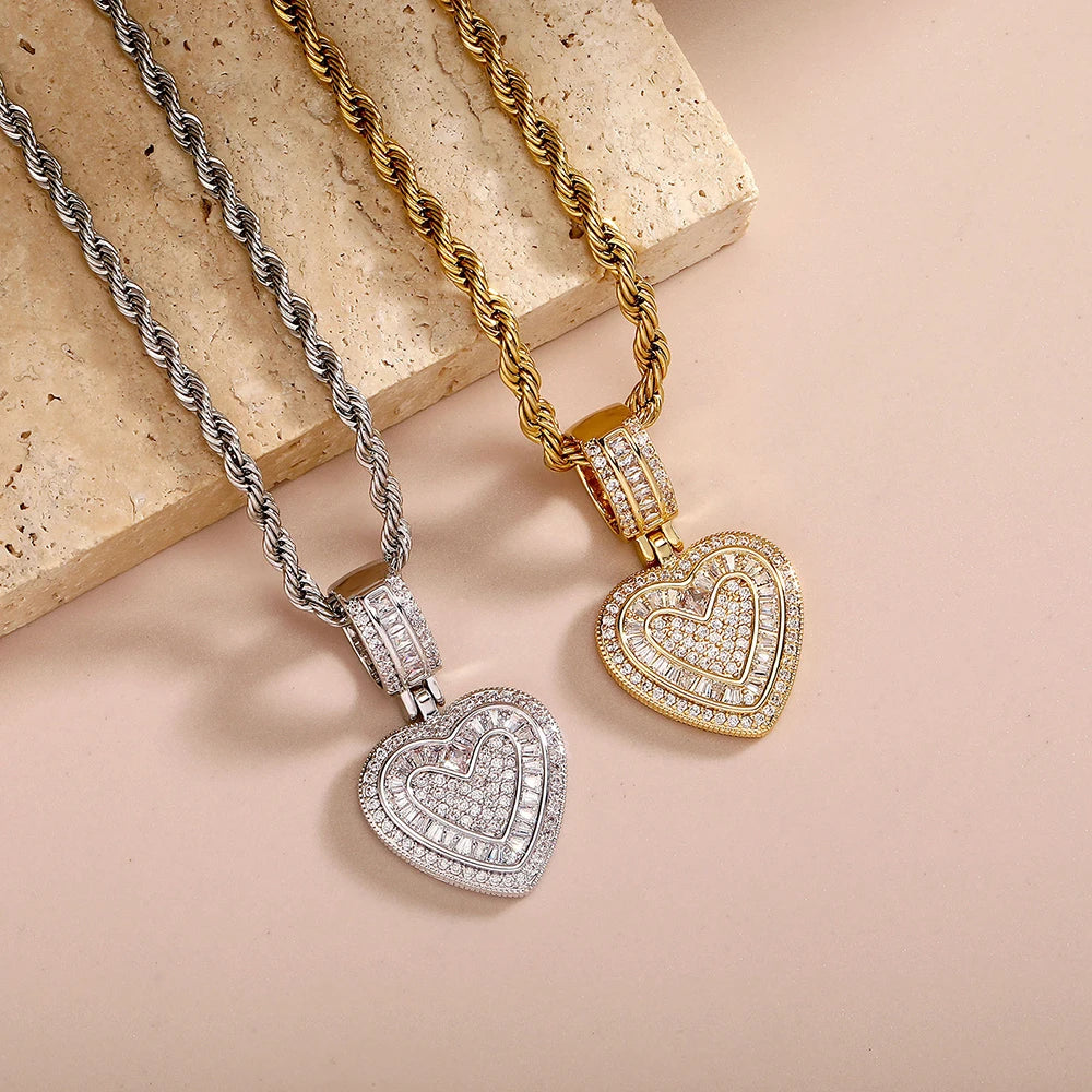 Elegant Heart-Shaped Diamond Elegance