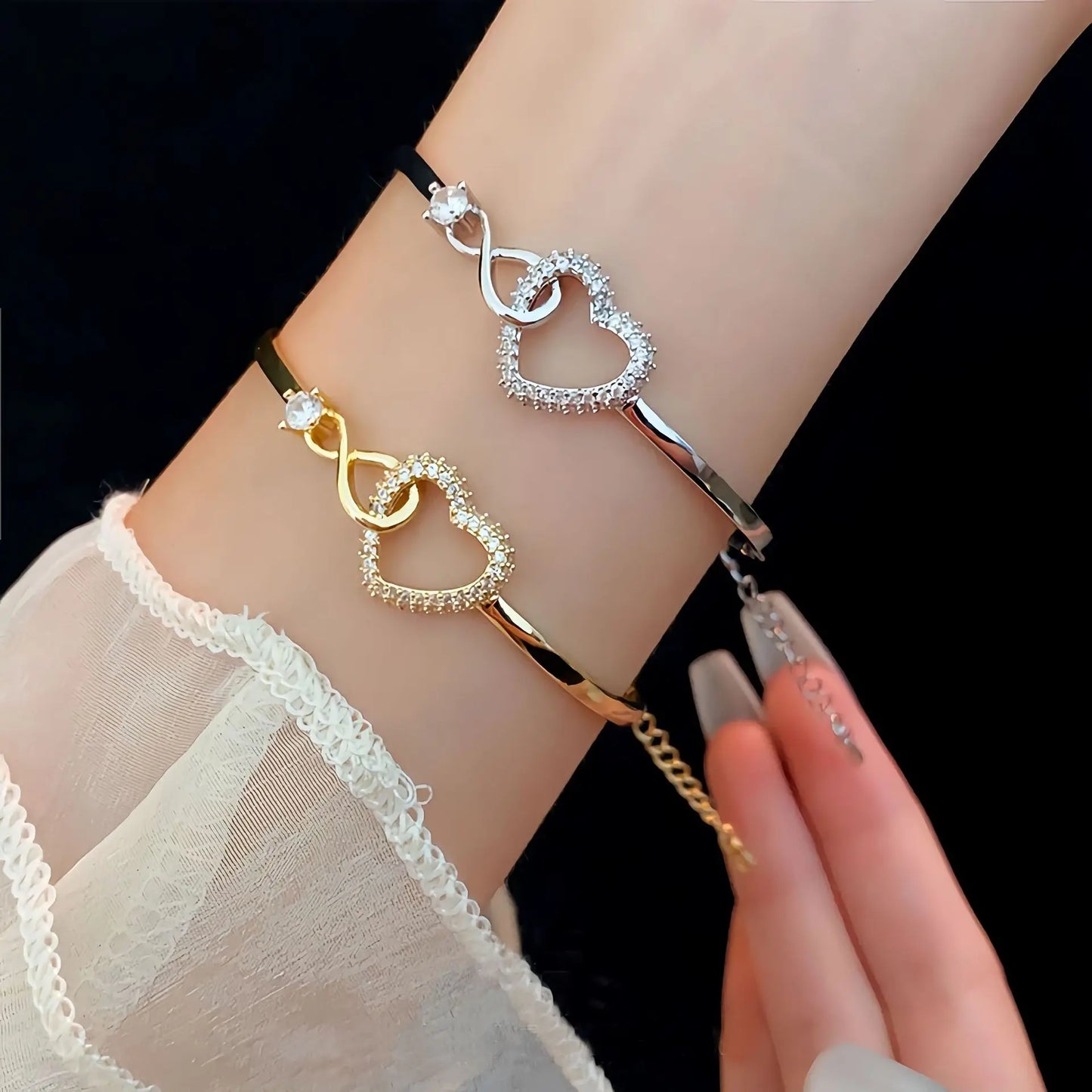 Infinity Heart Bracelet Connection Token