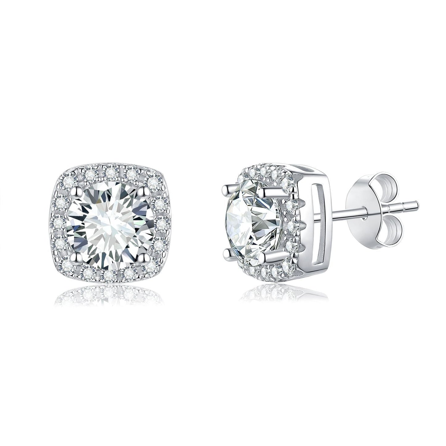 Brilliant Moissanite Round-Cut Elegance