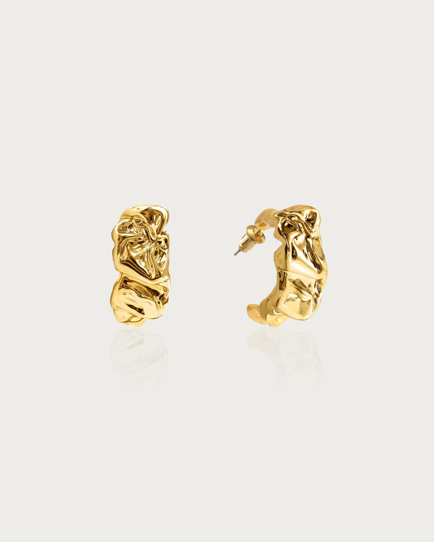 Elegant Gold-Plated Minimalist Earrings