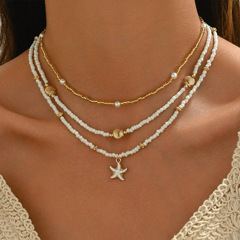 Day-to-Night Pearl-Inspired Necklace Set