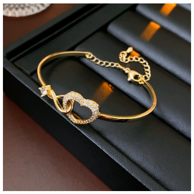 Infinity Heart Bracelet Connection Token