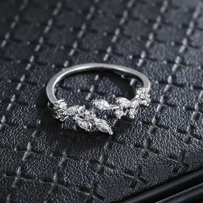 Gold-Tone Light-Catching Ring