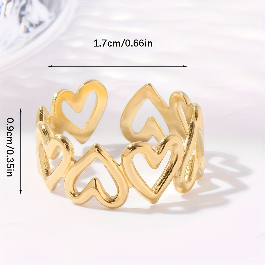 Gold-Tone Comfort-Fit Ring