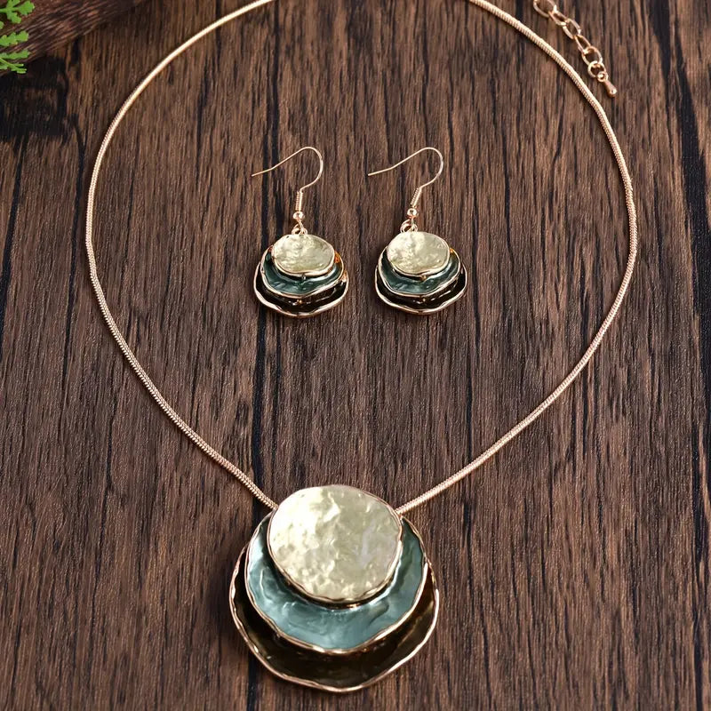 Day-to-Night Earrings and Necklace