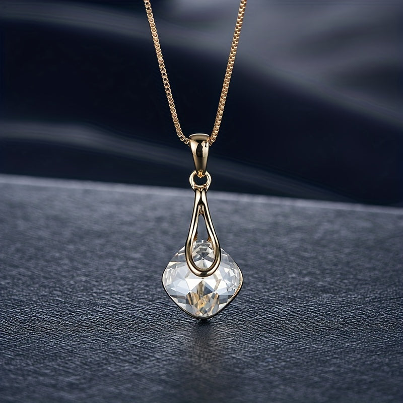 Comfort-Fit Sparkle Earrings and Necklace