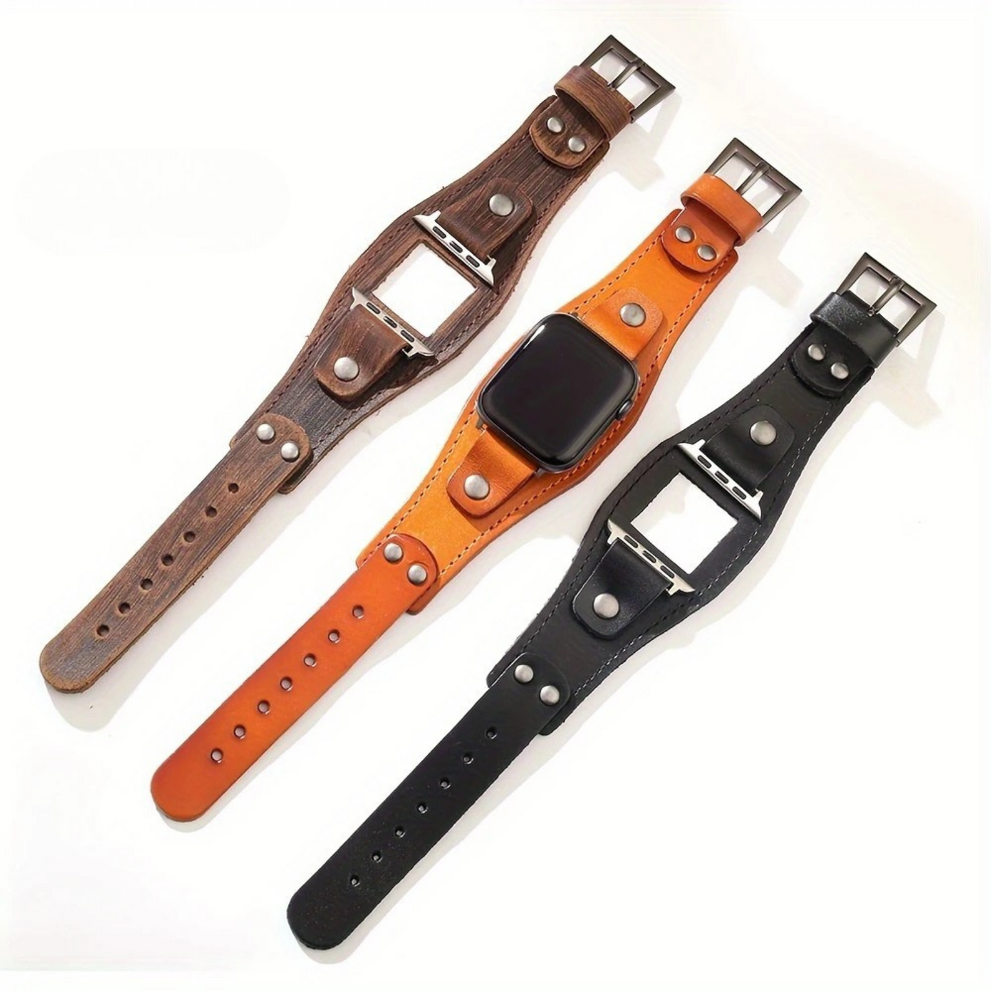 Rugged Modern Leather Band
