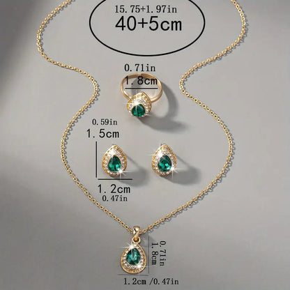 Radiant Gold Jewelry Set