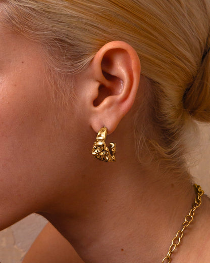 Elegant Gold-Plated Minimalist Earrings