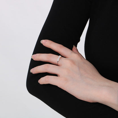 Everlasting Gold Pearl Ring