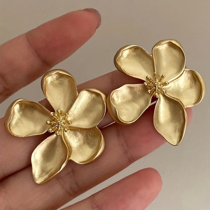 Feather-Light Gold-Tone Earrings