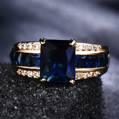 Radiant Blue Ring