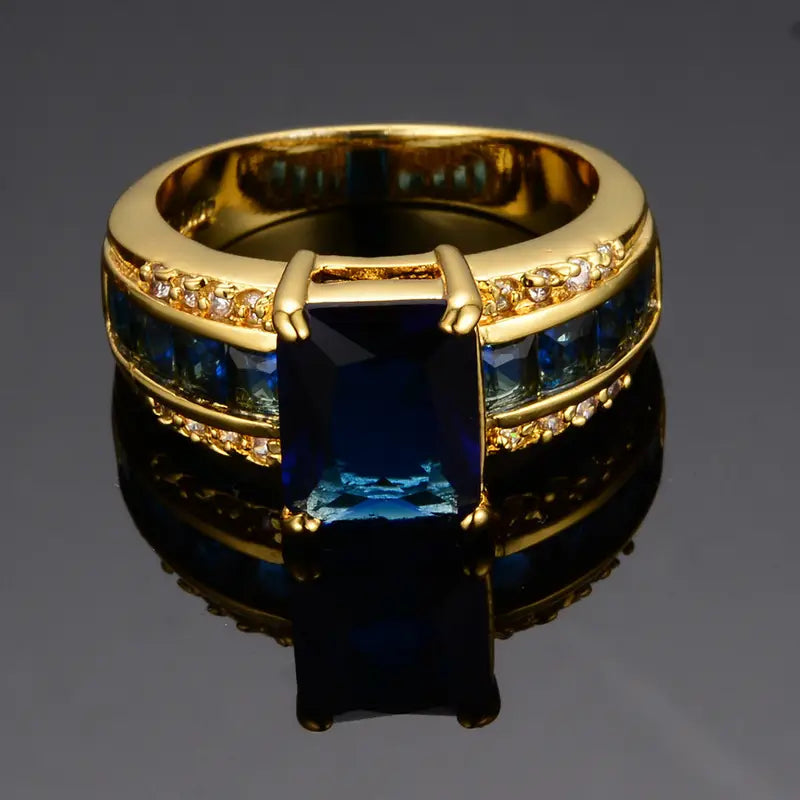 Radiant Blue Ring