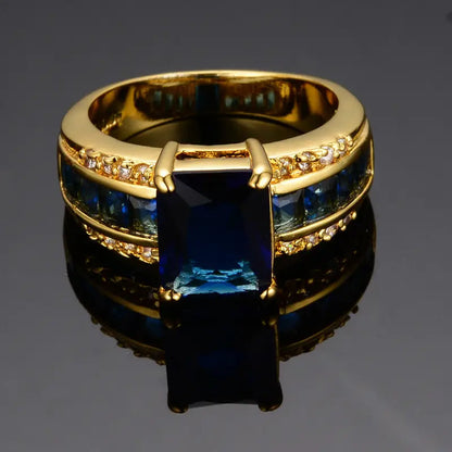 Radiant Blue Ring