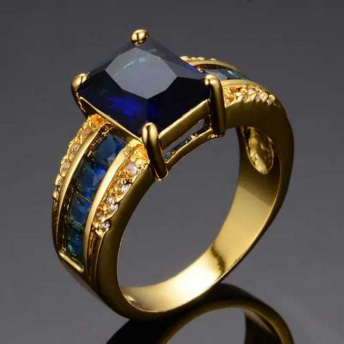 Radiant Blue Ring