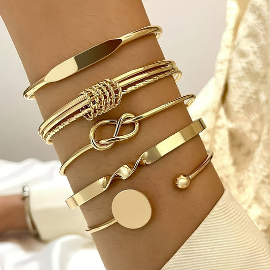 5-Piece Adjustable Bracelet Set