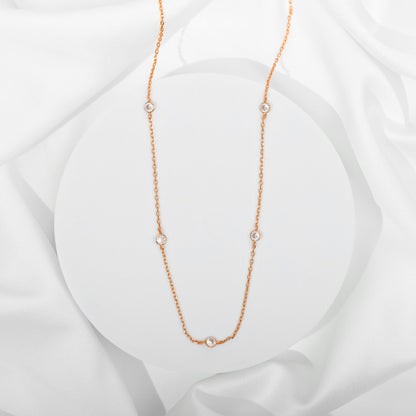 Effortless Layering Cubic Zirconia Necklace