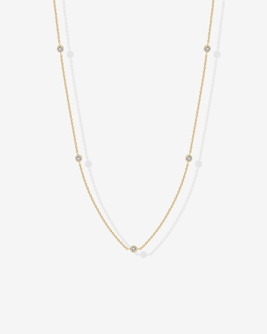 Effortless Layering Cubic Zirconia Necklace