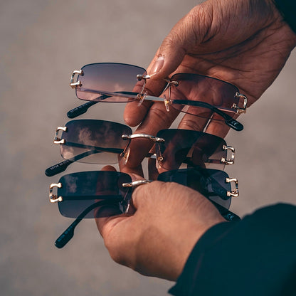 Modern Rimless Sunglasses for Effortless Style