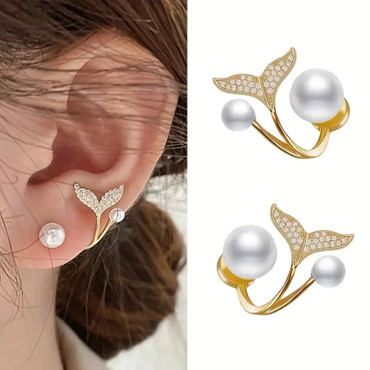 Luminous Pearl-Inspired Earrings