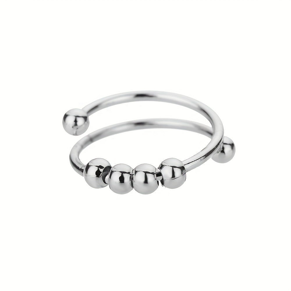 Adjustable-Fit Gold-Tone Ring