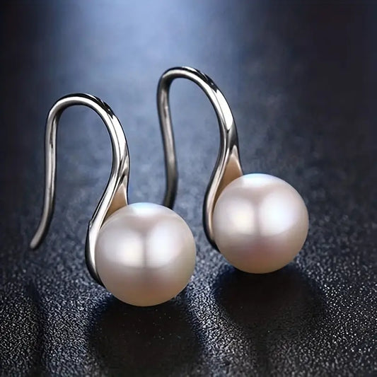 Lightweight Pearl-Inspired Earrings