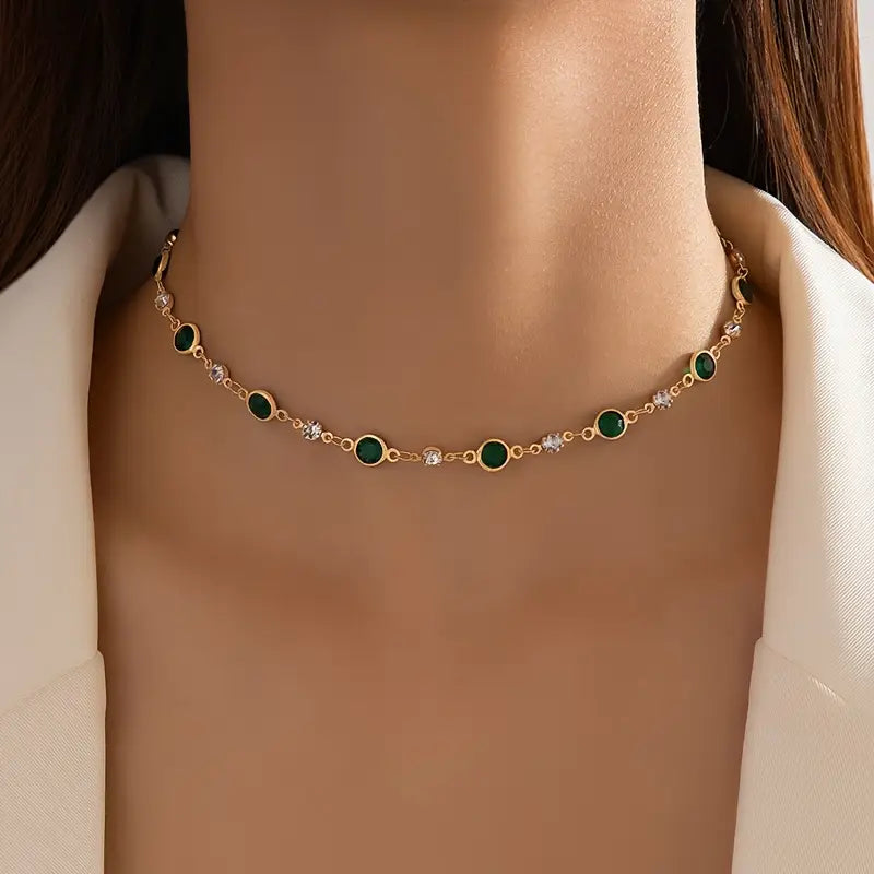 Emerald-Radiance Necklace