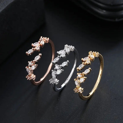 Gold-Tone Light-Catching Ring