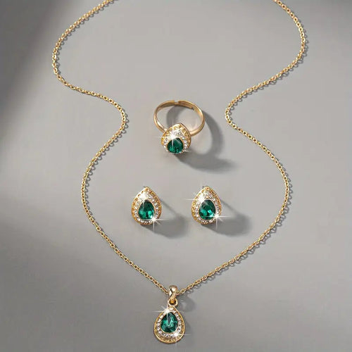 Radiant Gold Jewelry Set