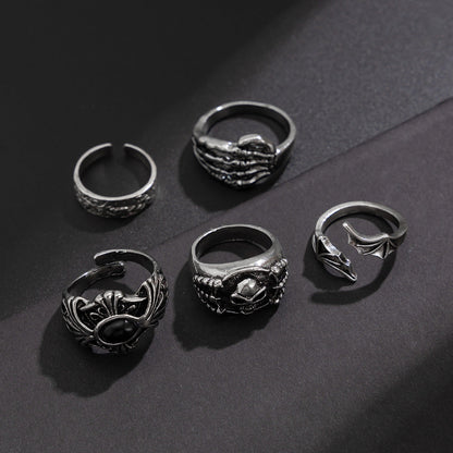 Minimalist Gothic Rings for Urban Edge
