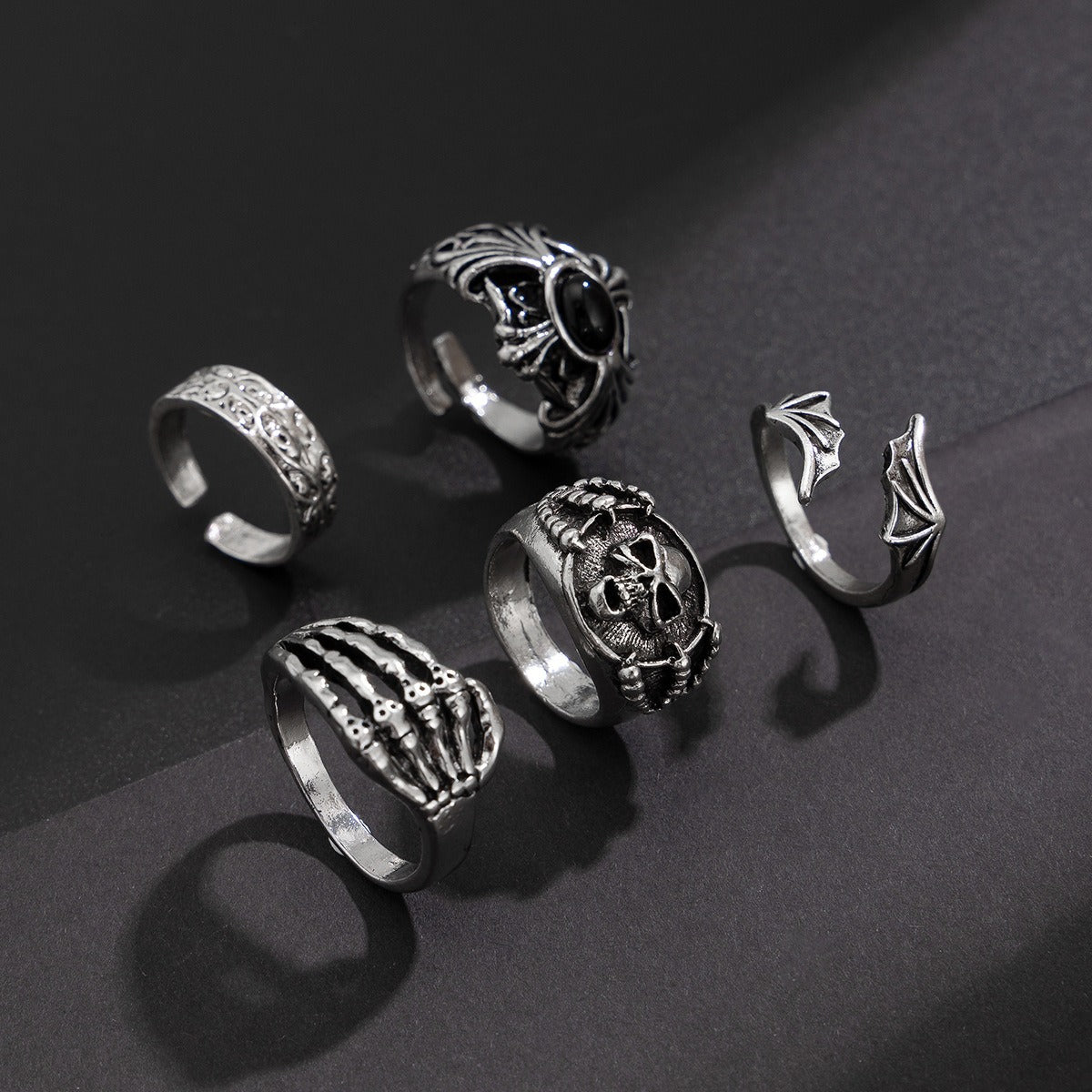 Minimalist Gothic Rings for Urban Edge