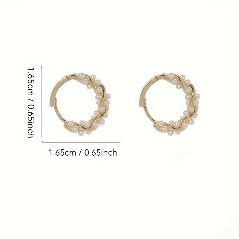 Lightweight Pearl-Inspired Earrings