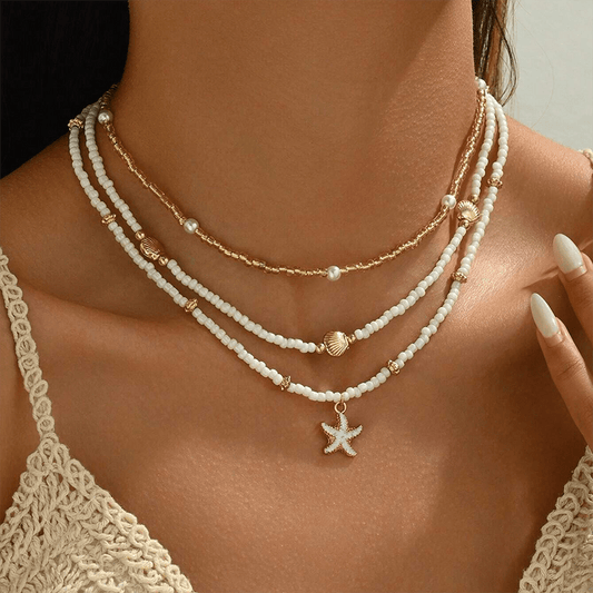 Day-to-Night Pearl-Inspired Necklace Set