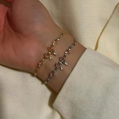 Charming Elegance Bow Bracelet