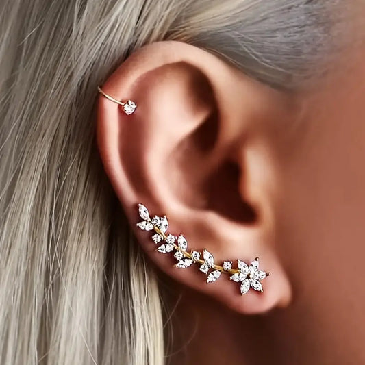 Lightweight Gold-Tone Earrings