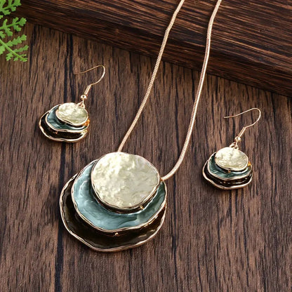 Day-to-Night Earrings and Necklace