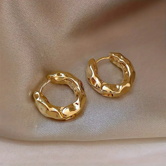 Lightweight Gold-Tone Earrings