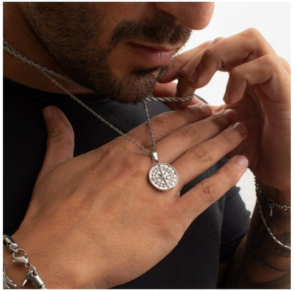 Everlasting Stainless Compass Necklace