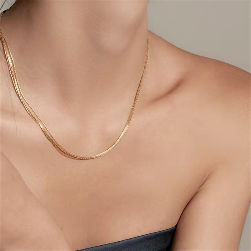 Layered Luster Necklace