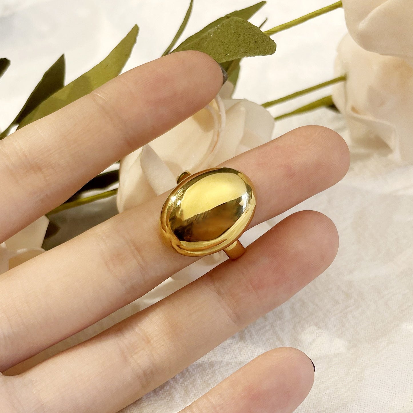 Oval Dome Ring