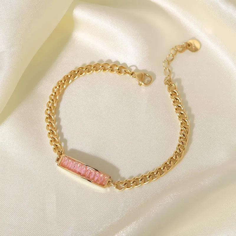 Gemstone Pendant Bracelet
