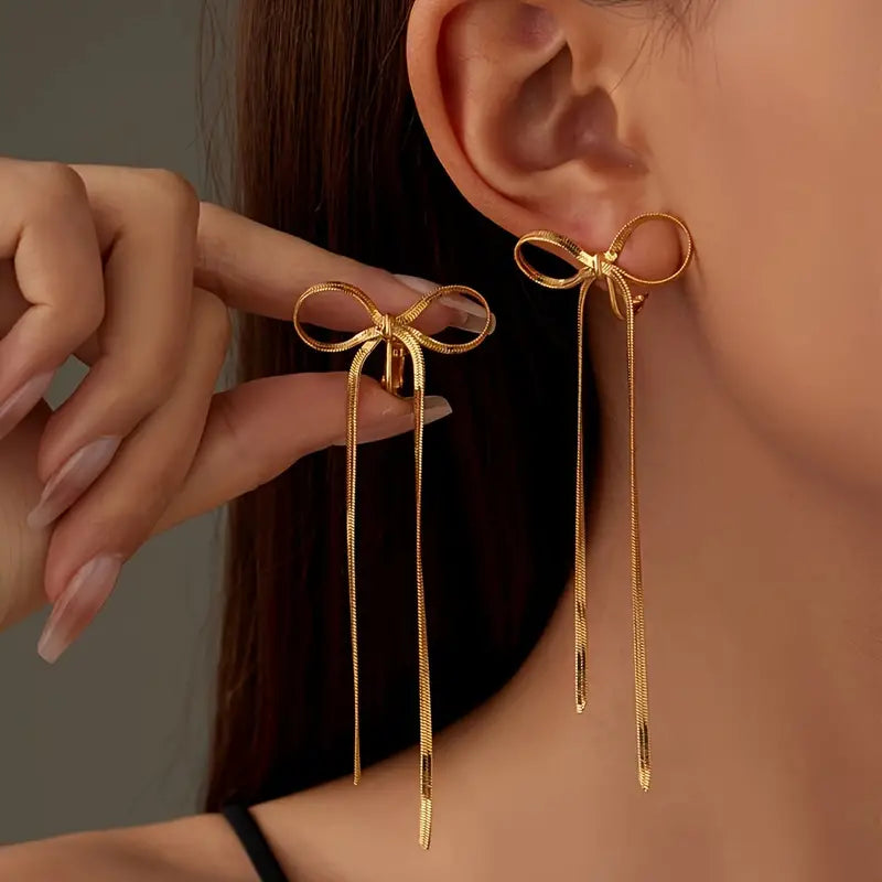 Timeless Bow Earrings for Confidence