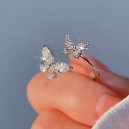 Dancing Butterfly Ring Gift Set