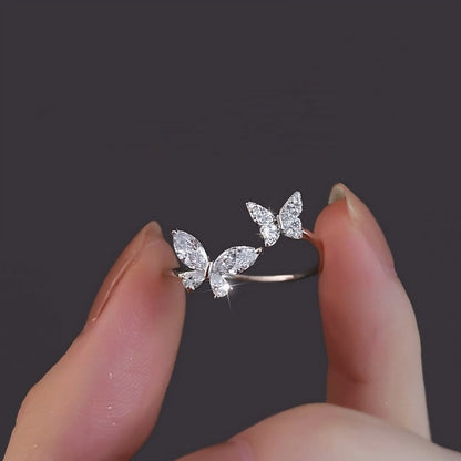 Dancing Butterfly Ring Gift Set
