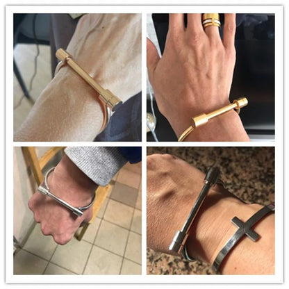 Bold Style Unisex Screw Bracelet