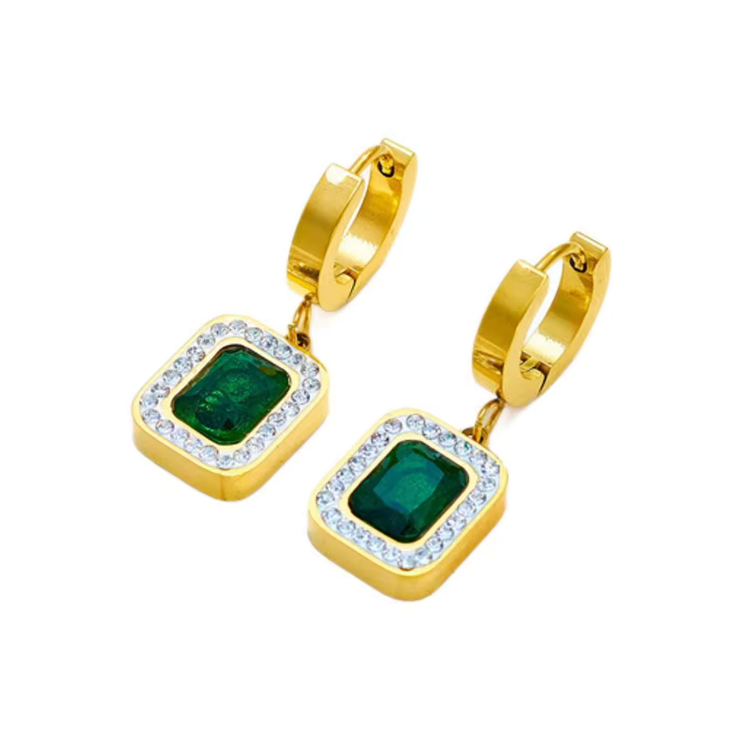 Emerald-Glow Jewelry Set