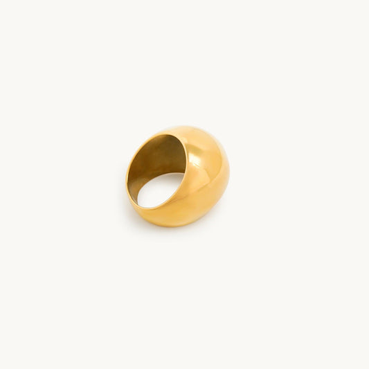 Sunset Radiance Dome Ring