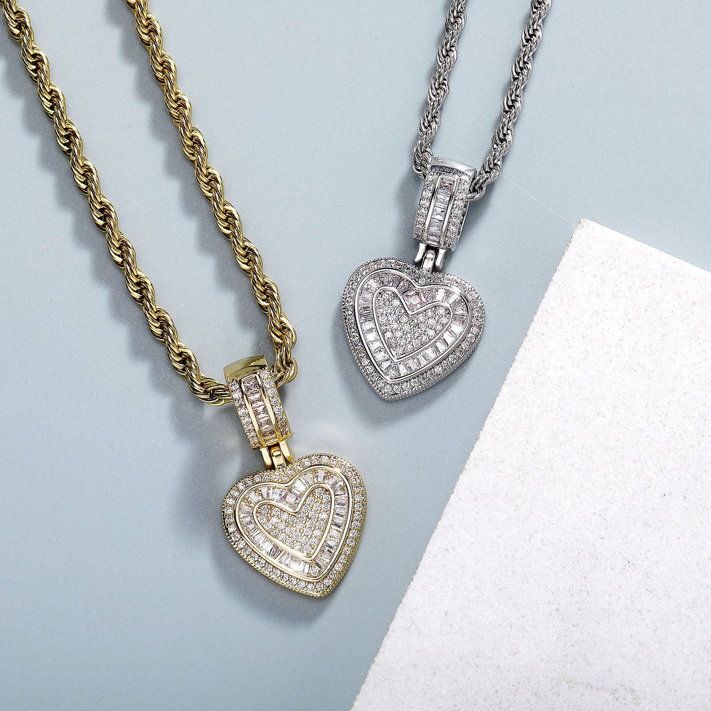 Elegant Heart-Shaped Diamond Elegance