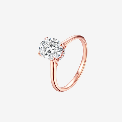 Radiant Oval Engagement Ring