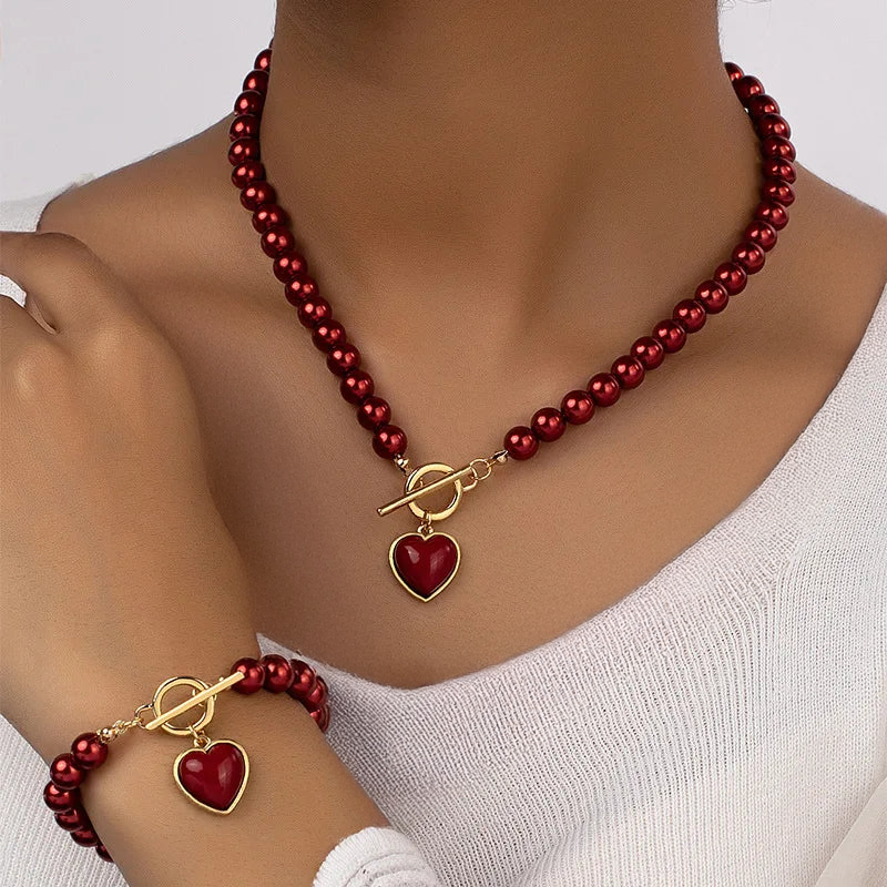 Timeless Love Pearls Jewelry Set